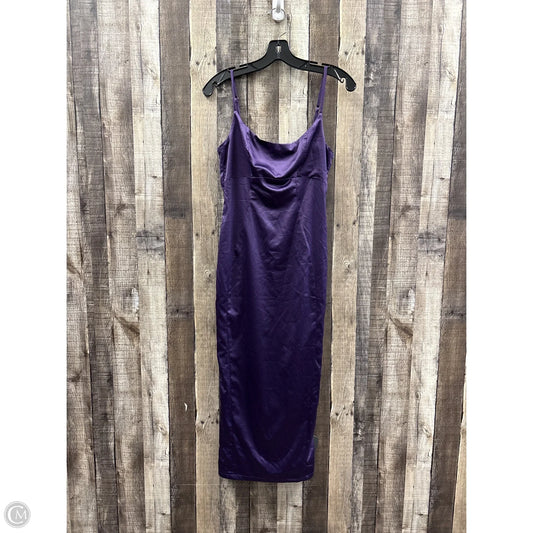 Dress Party Midi By Akira In Purple, Size: M
