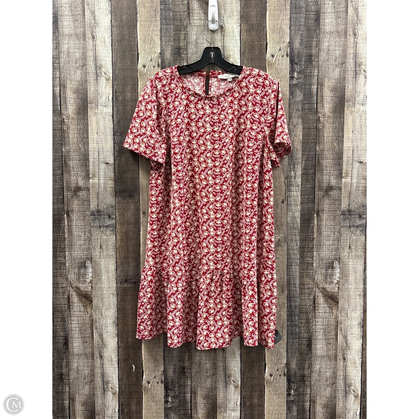 Dress Casual Short By Loft In Red, Size: L