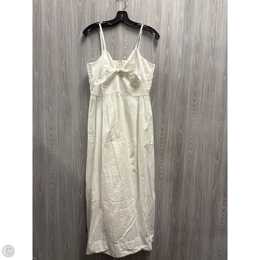 Dress Casual Maxi By Loft In White, Size: M