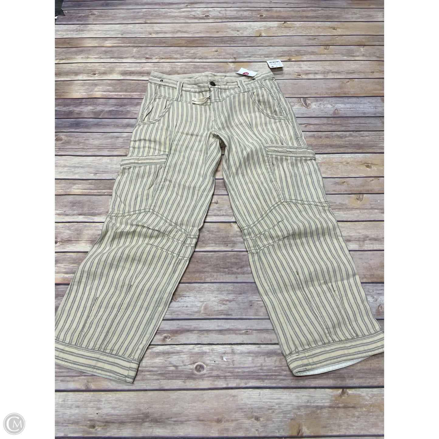 Pants Wide Leg By Free People In Striped Pattern, Size: 2