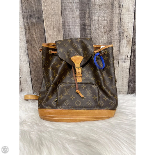 Backpack Luxury Designer By Louis Vuitton, Size: Medium