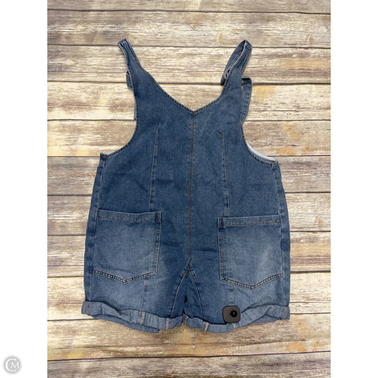 Romper By Cmf In Blue Denim, Size: L
