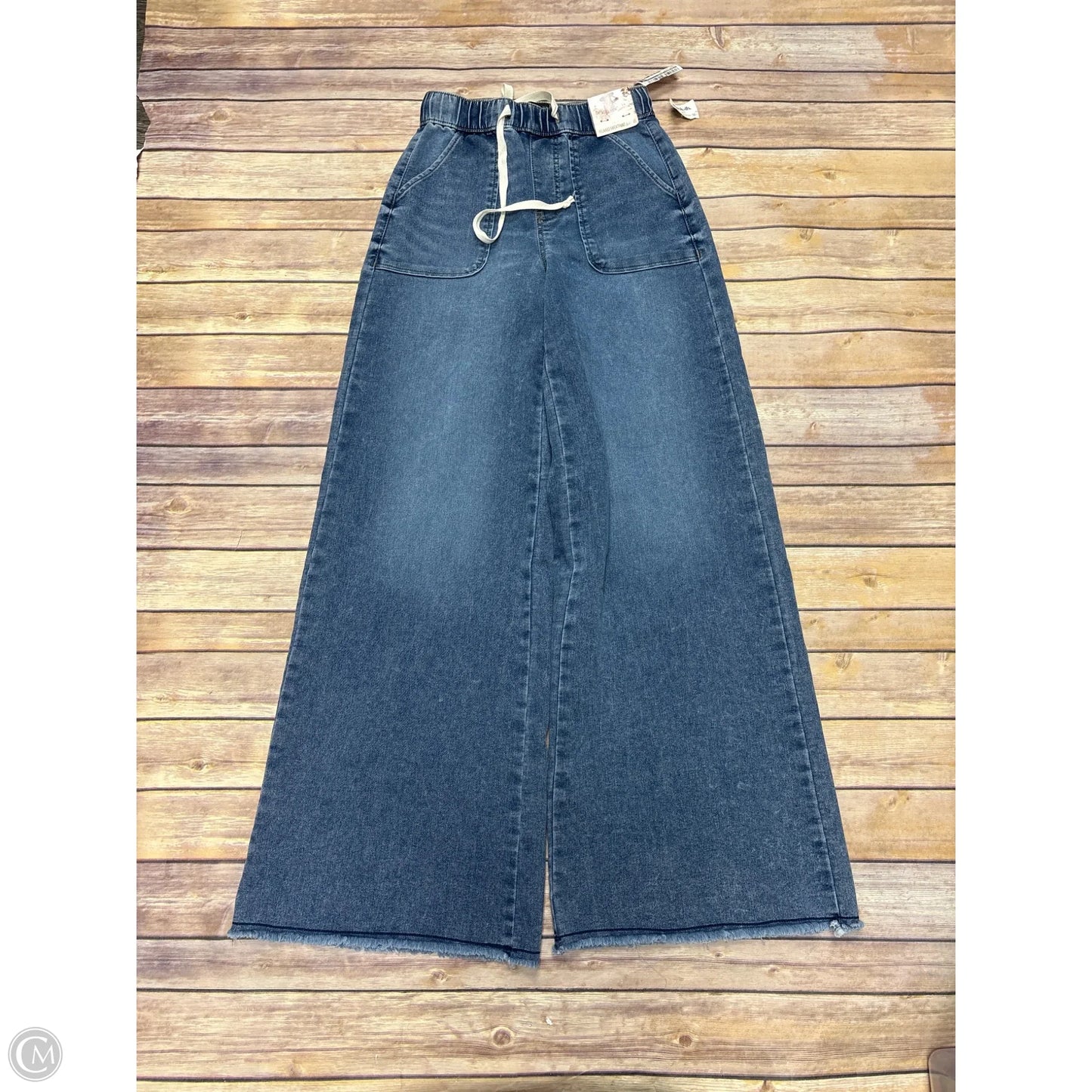Jeans Wide Leg By Sincerely Jules In Blue Denim, Size: Xs