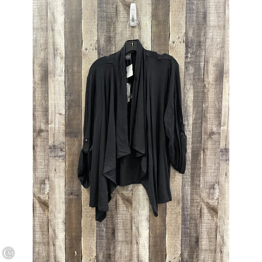 Cardigan By Chelsea And Theodore In Black, Size: 3x