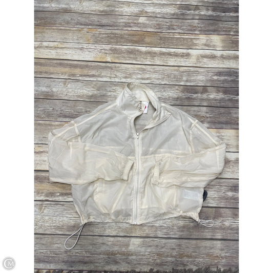 Athletic Jacket By Old Navy In Cream, Size: Xs