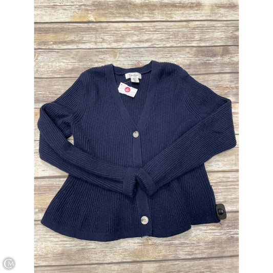 Sweater Cardigan By Jessica Simpson In Blue, Size: M