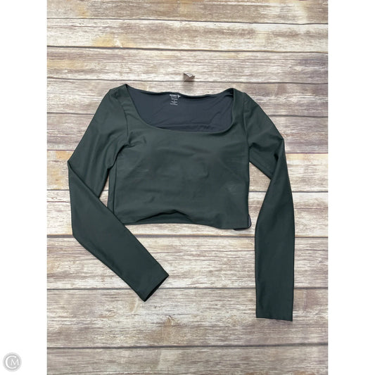 Athletic Top Long Sleeve Crewneck By Old Navy In Green, Size: S