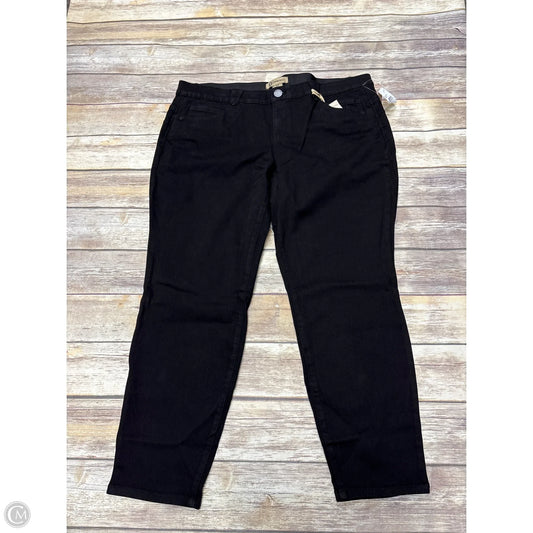 Jeans Skinny By Democracy In Black Denim, Size: 22