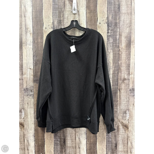 Top Long Sleeve By Cmf In Black, Size: 2x