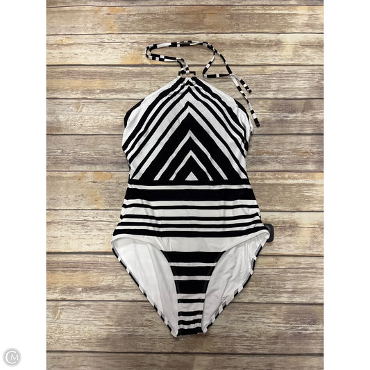 Swimsuit By Anne Cole In Black & White, Size: L
