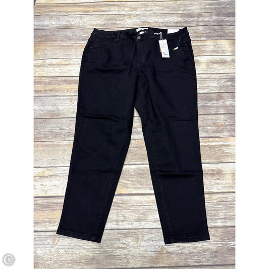 Jeans Skinny By Lane Bryant In Black Denim, Size: 22