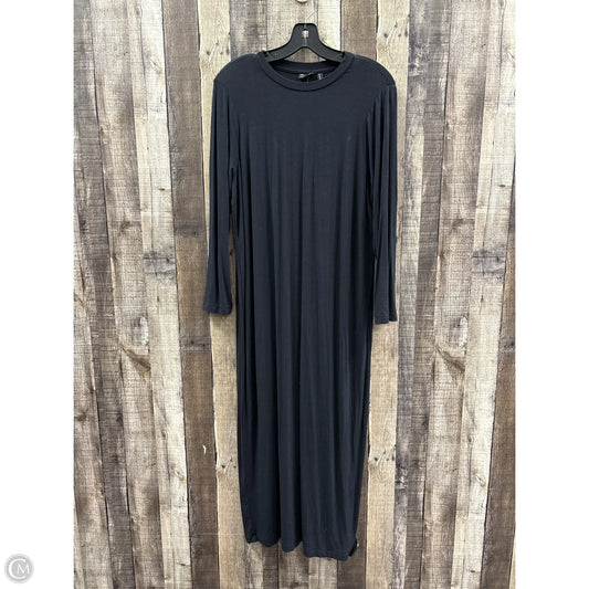 Dress Casual Maxi By Asos In Black, Size: M