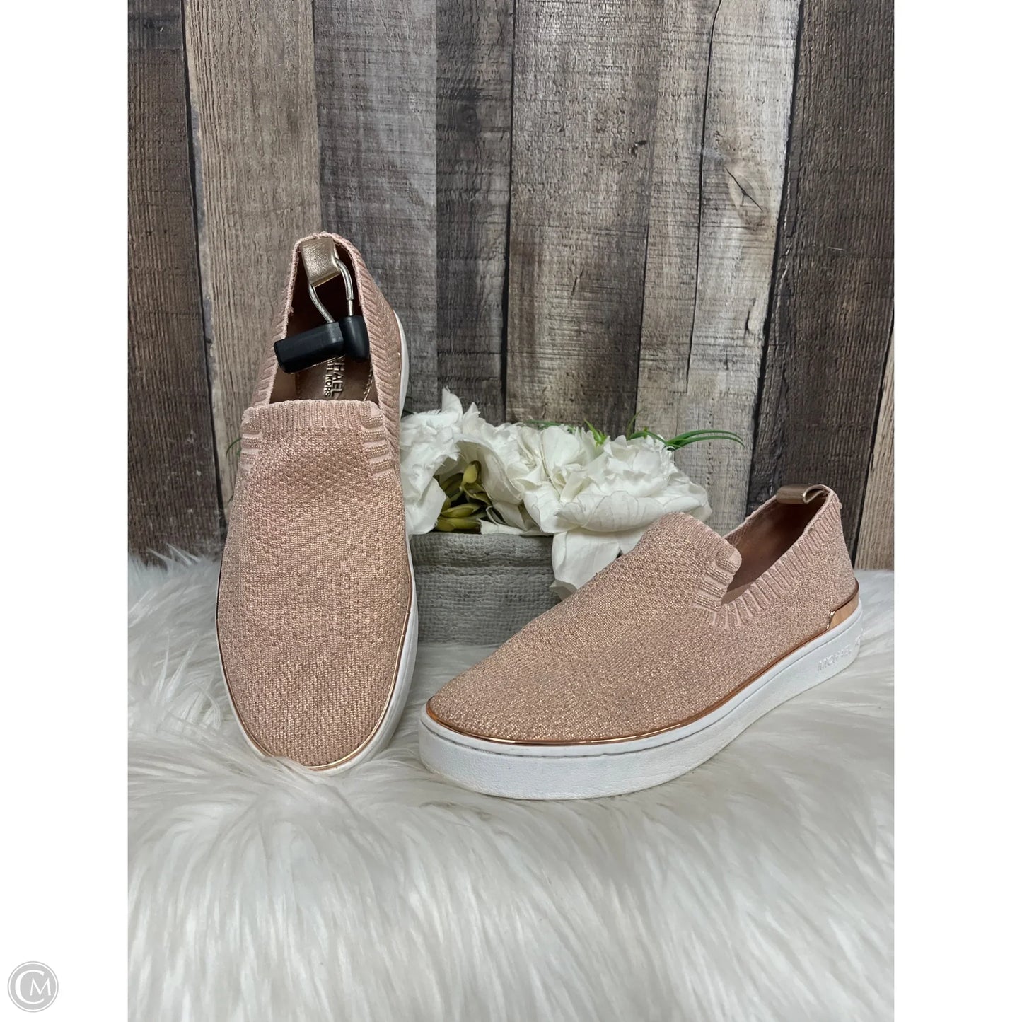 Shoes Designer By Michael Kors In Pink, Size: 8