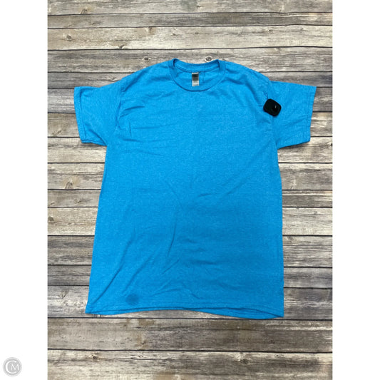 Top Short Sleeve Basic By Gildan In Blue, Size: M