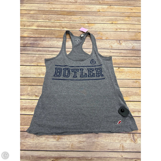 Athletic Tank Top By Cme In Grey, Size: M