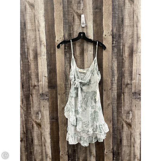 Dress Casual Short By Ocean Drive In Green & White, Size: L