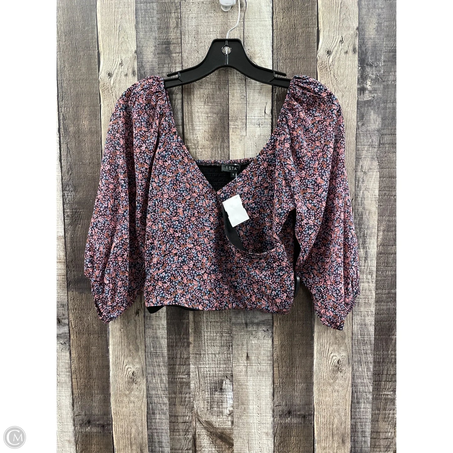 Top Long Sleeve By 1.state In Floral Print, Size: S