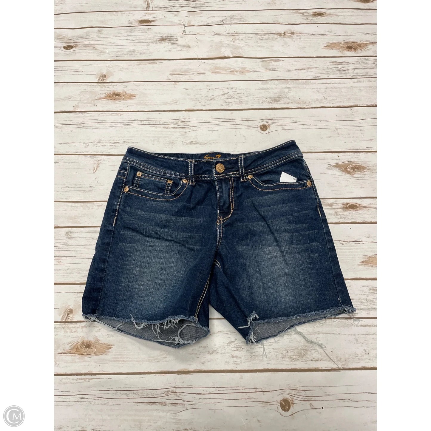 Shorts By Seven 7 In Blue Denim, Size: 6