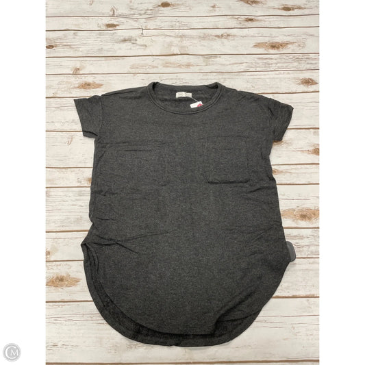 Top Short Sleeve By Lou And Grey In Black, Size: S