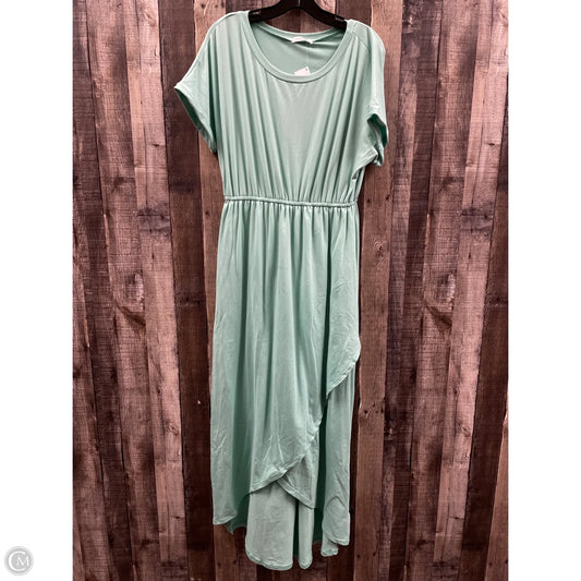 Dress Casual Midi By Reborn J In Teal, Size: Xl