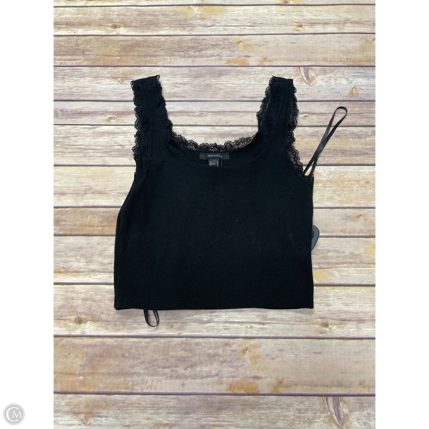 Tank Top By Forever 21 In Black, Size: M