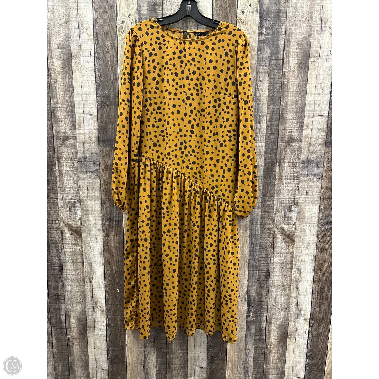 Dress Casual Maxi By Shein In Animal Print, Size: S