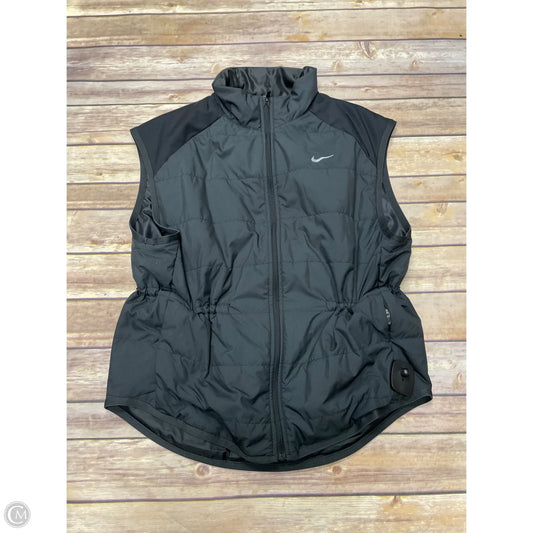 Vest Puffer & Quilted By Nike In Black, Size: M