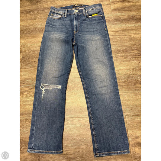 Jeans Straight By Hudson In Blue Denim, Size: 6