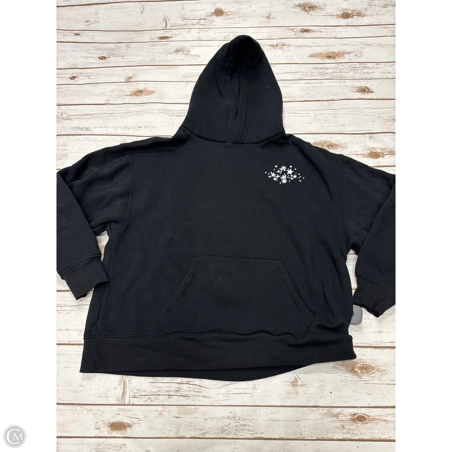 Sweatshirt Hoodie By Wild Fable In Black, Size: L
