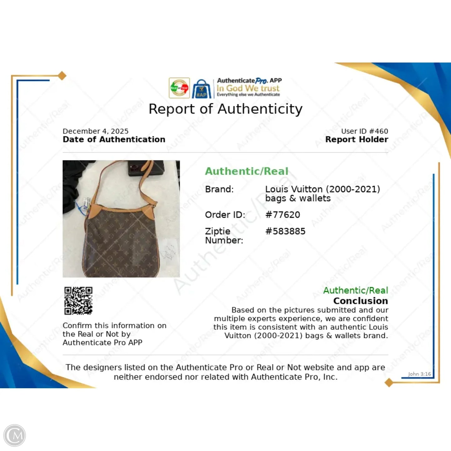 Crossbody Luxury Designer By Louis Vuitton, Size: Medium