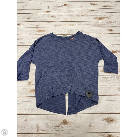 Athletic Top Long Sleeve Collar By Athleta In Blue, Size: S