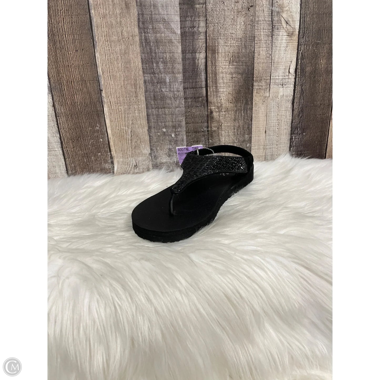 Sandals Sport By Skechers In Black, Size: 10