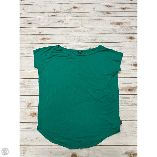 Top Short Sleeve By Express In Green, Size: S