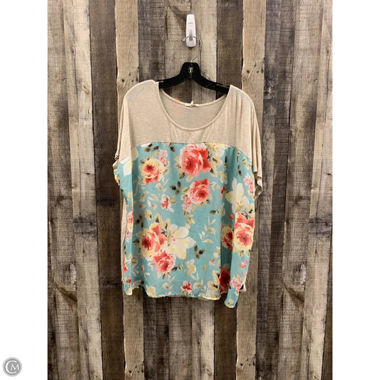 Top Short Sleeve By Maurices In Multi-colored, Size: 3x