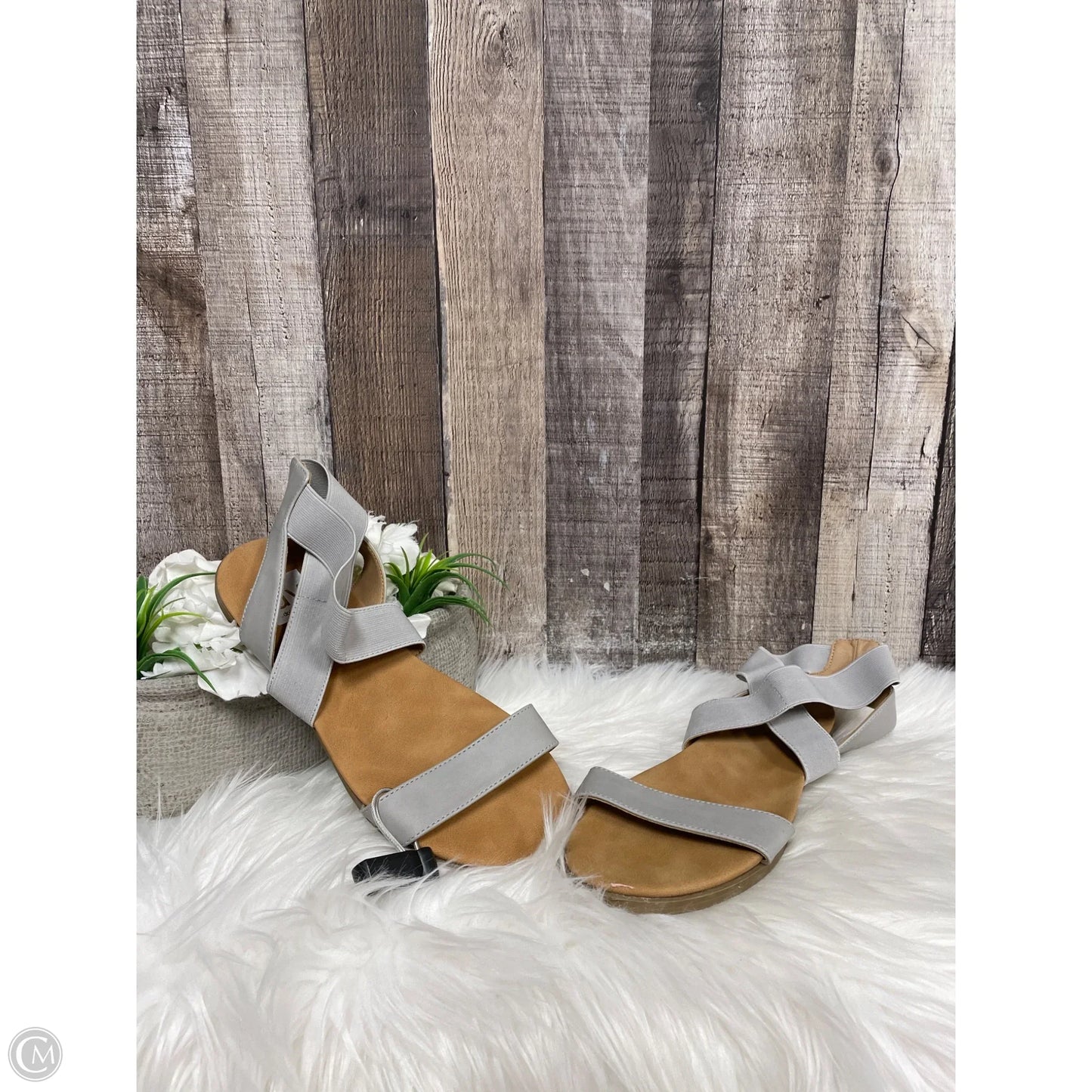 Sandals Flats By Dolce Vita In Grey, Size: 8.5