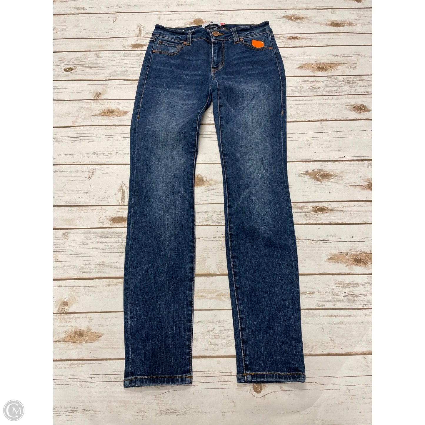 Jeans Skinny By Cabi In Blue Denim, Size: 2