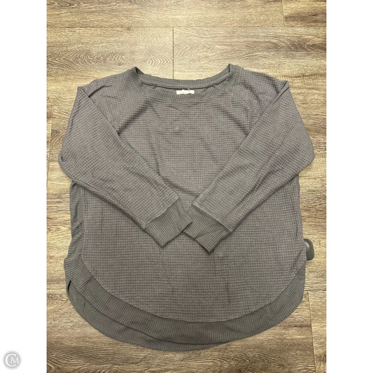 Top Long Sleeve By Maurices In Grey, Size: Xl