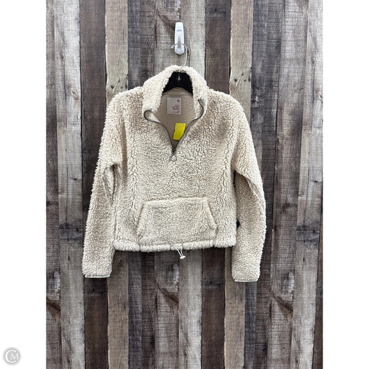 Jacket Faux Fur & Sherpa By So In Cream, Size: Xs