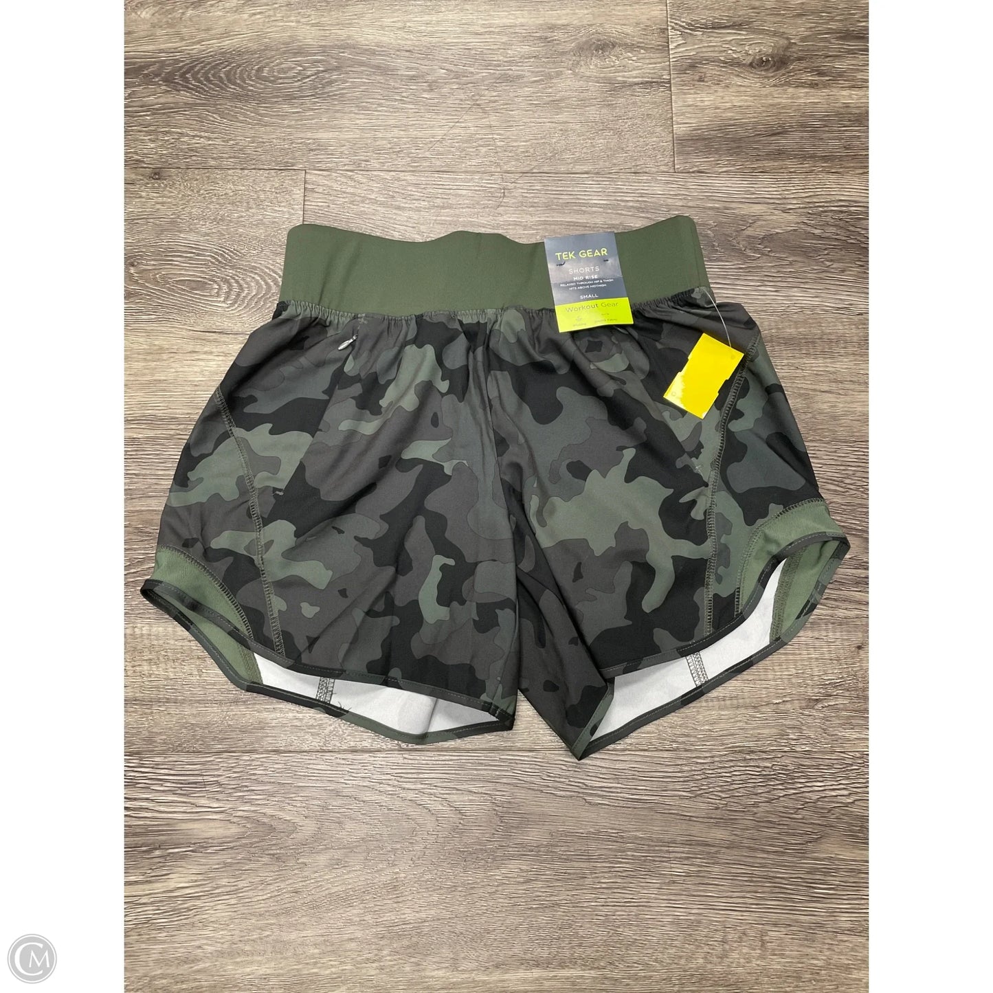 Athletic Shorts By Tek Gear In Camouflage Print, Size: S