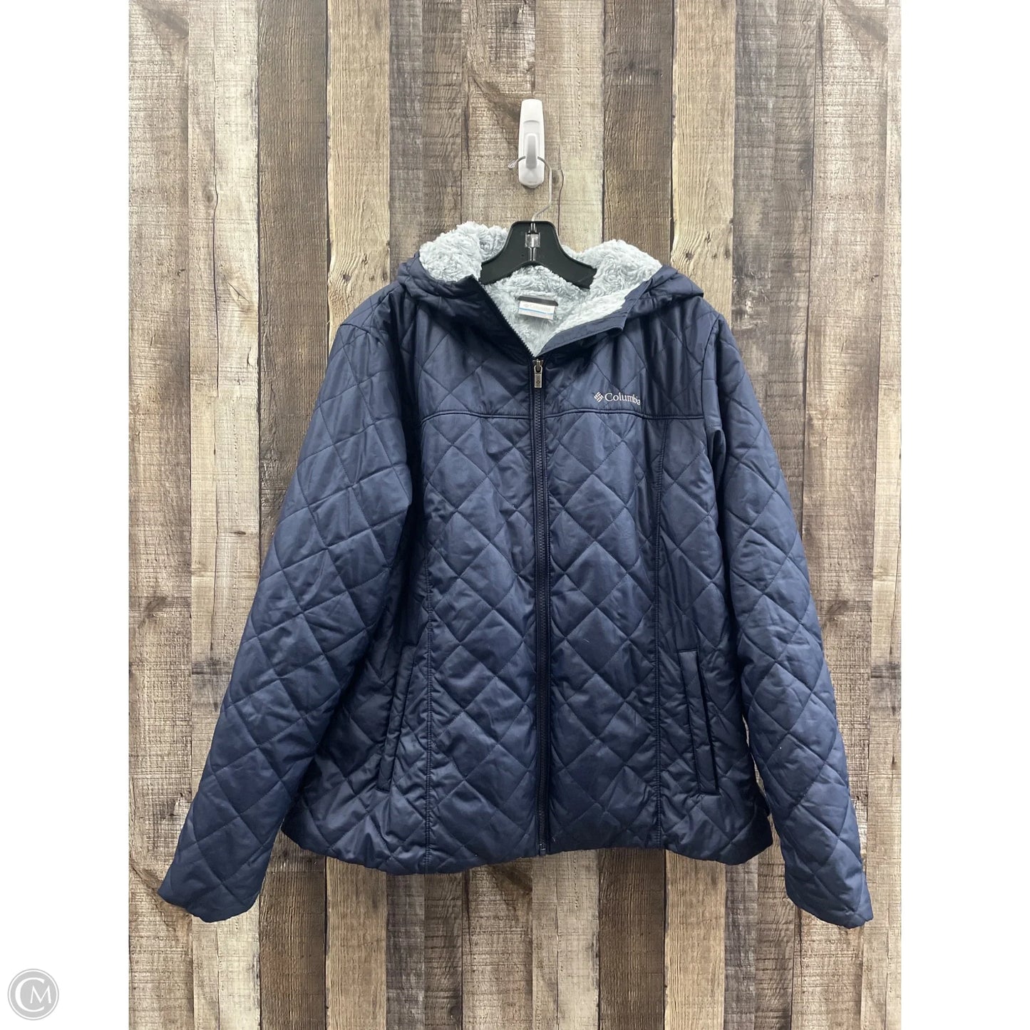 Jacket Puffer & Quilted By Columbia In Navy, Size: Xl