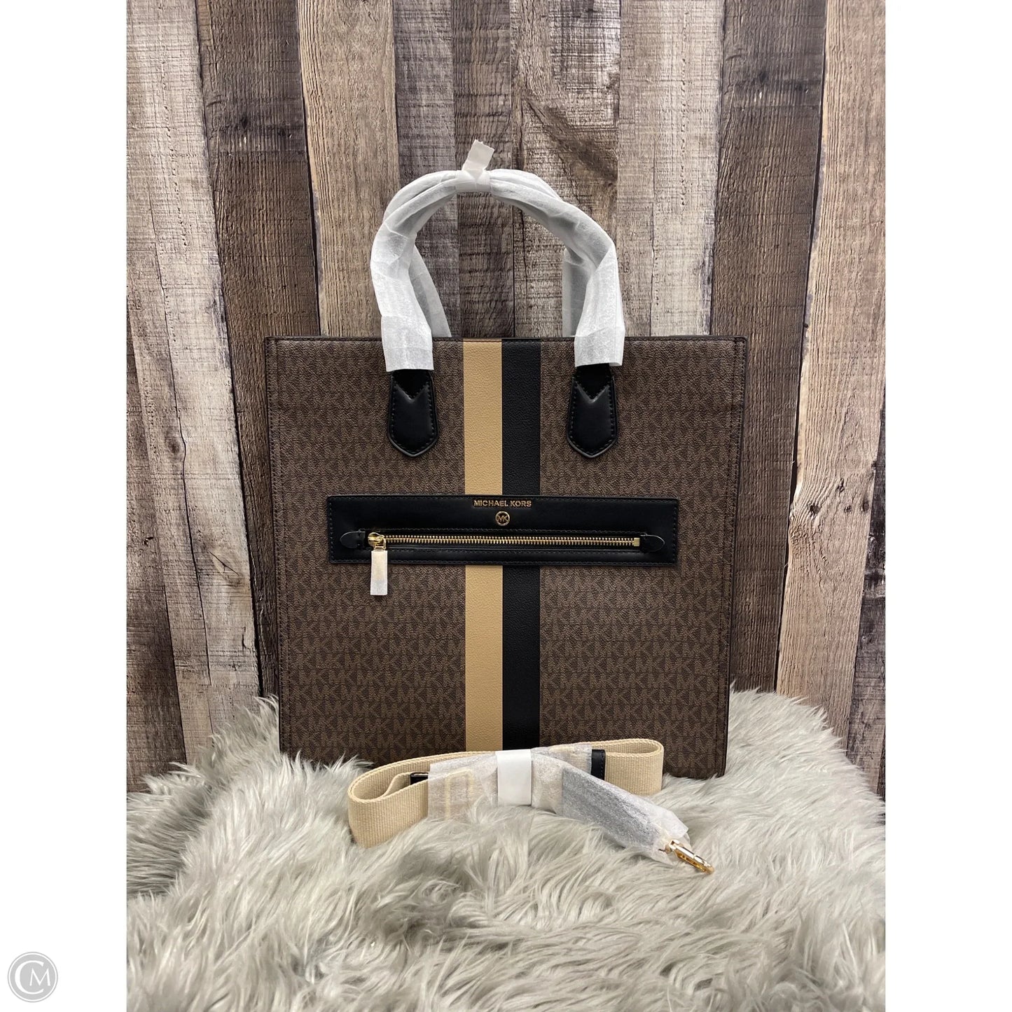 Handbag Designer By Michael Kors, Size: Large