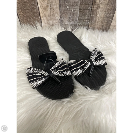 Shoes Flats By Havaianas In Black, Size: 7
