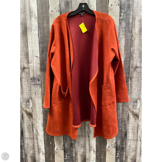 Blazer By Olivia Blu In Bronze, Size: 2x