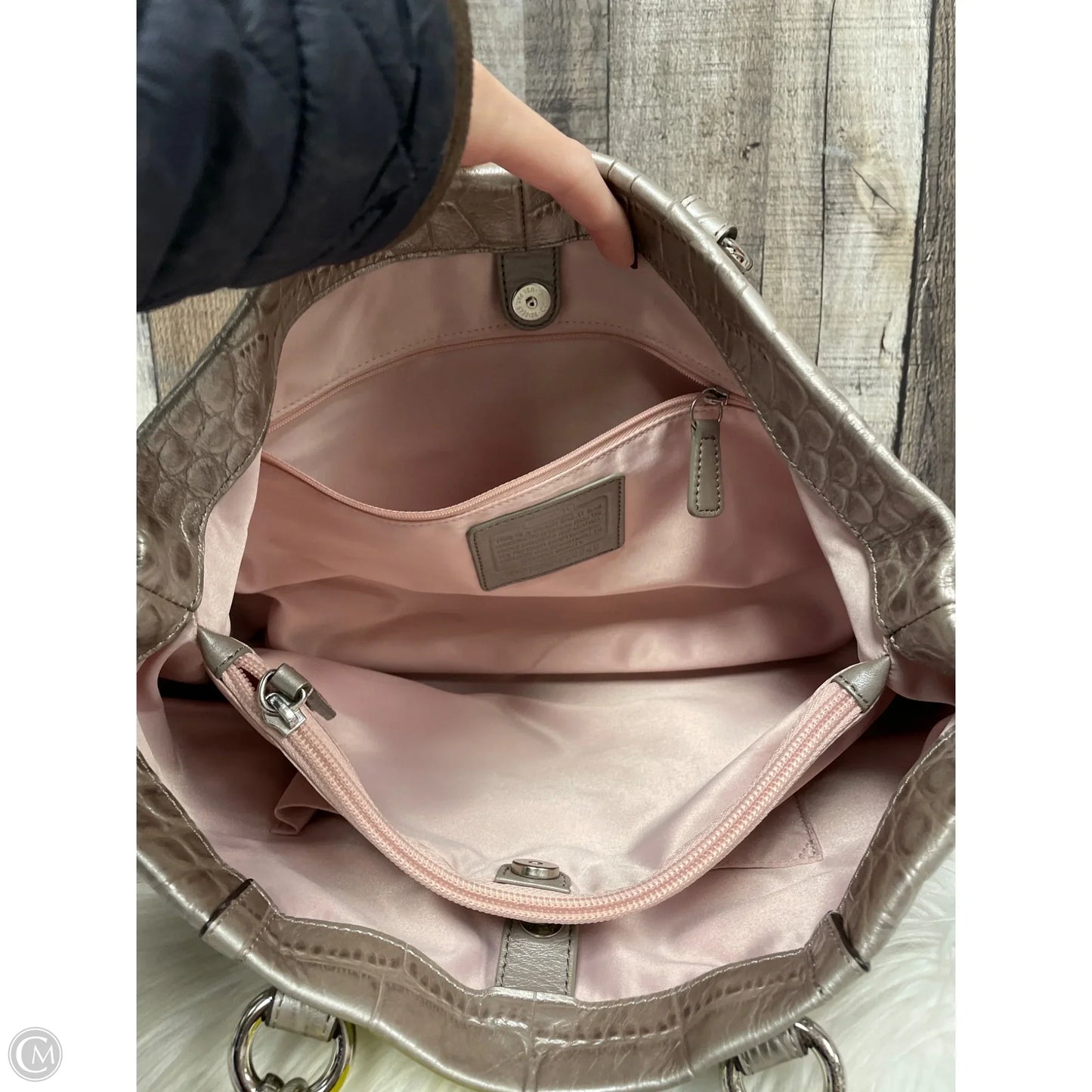 Handbag Designer By Coach, Size: Large