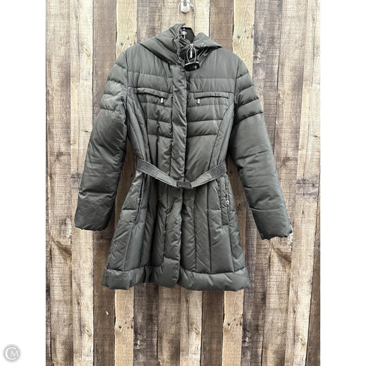 Coat Puffer & Quilted By Cole-haan In Grey, Size: S