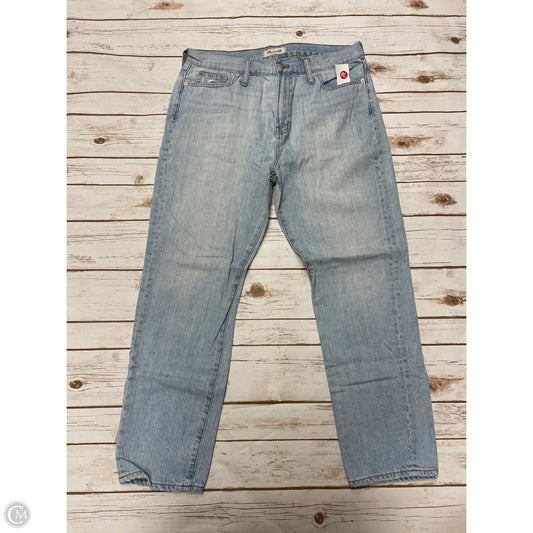 Jeans Straight By Madewell In Blue Denim, Size: 14