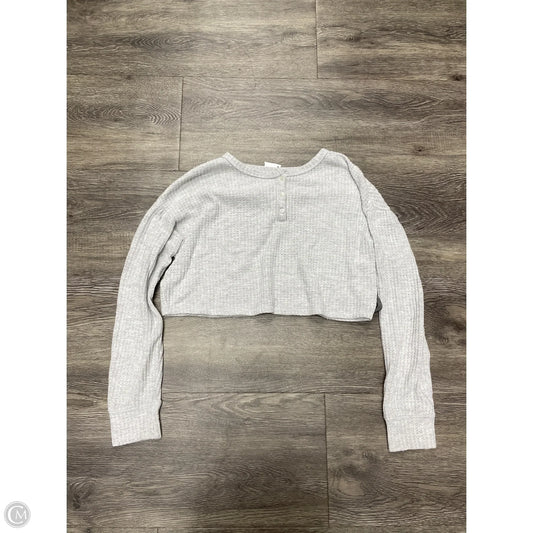 Top Long Sleeve By Cme In Grey, Size: Xs
