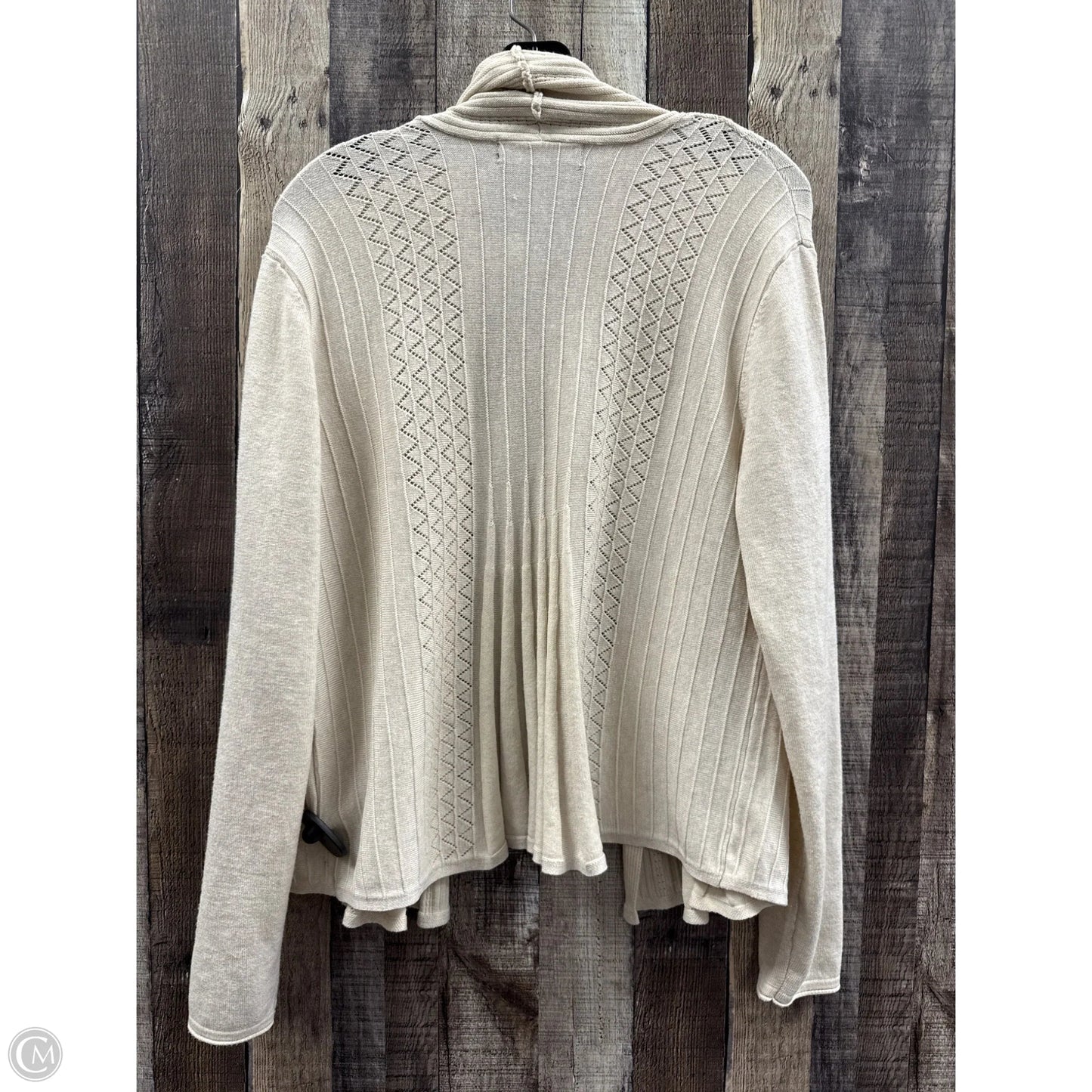 Cardigan By Cme In Tan, Size: L