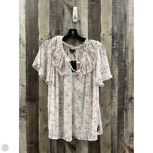 Top Short Sleeve By Torrid In Floral Print, Size: M