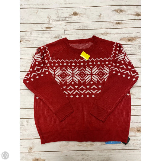 Sweater By Cupshe In Red, Size: M